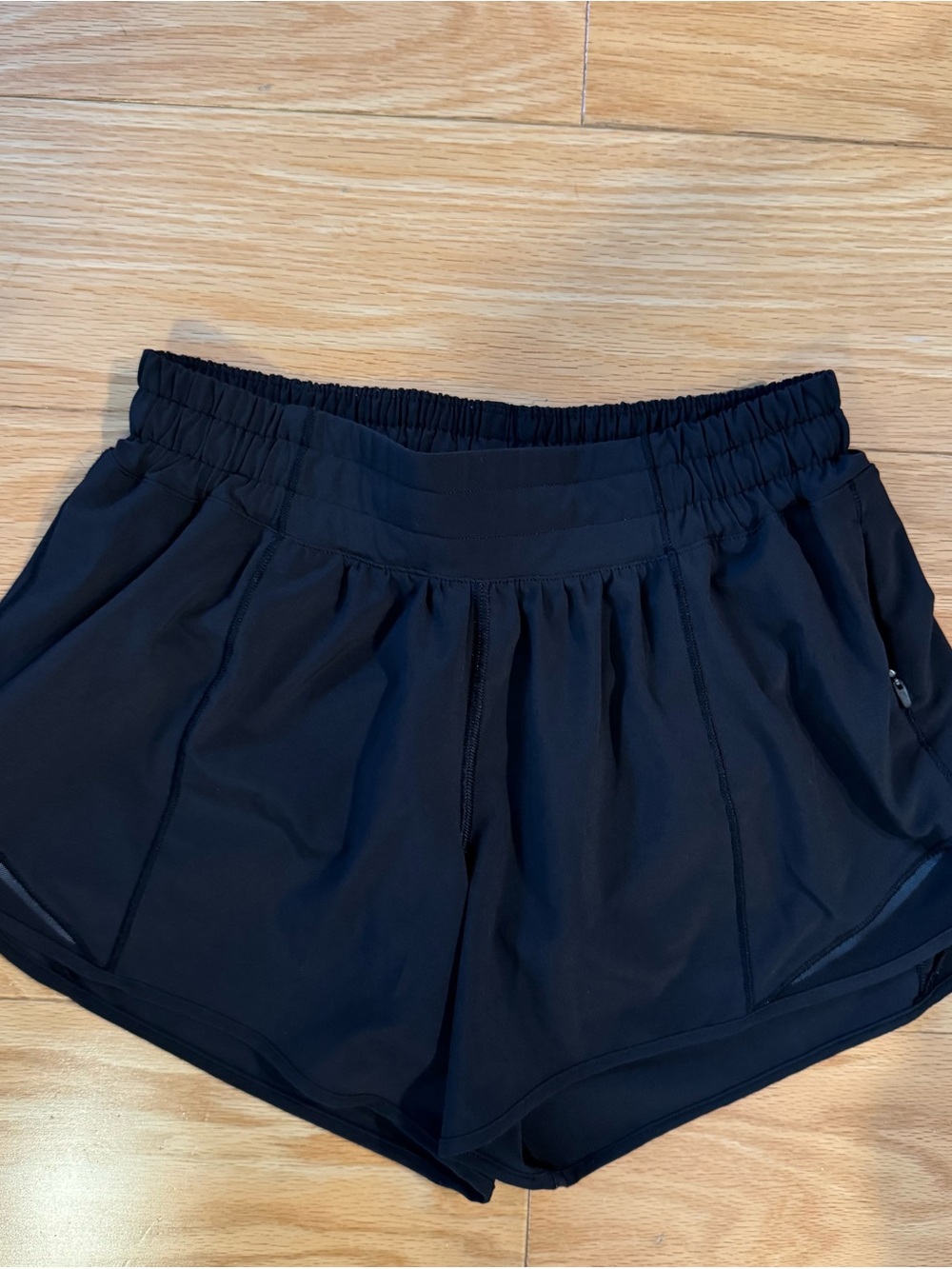 Black Women's Lululemon Athletic Shorts - size 4 tall